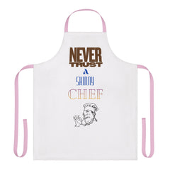 Never Trust a Skinny Chef Apron — Funny Kitchen Cooking Bib - Gift Ideas